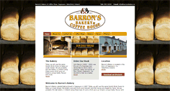 Desktop Screenshot of barronsbakery.ie