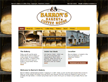 Tablet Screenshot of barronsbakery.ie